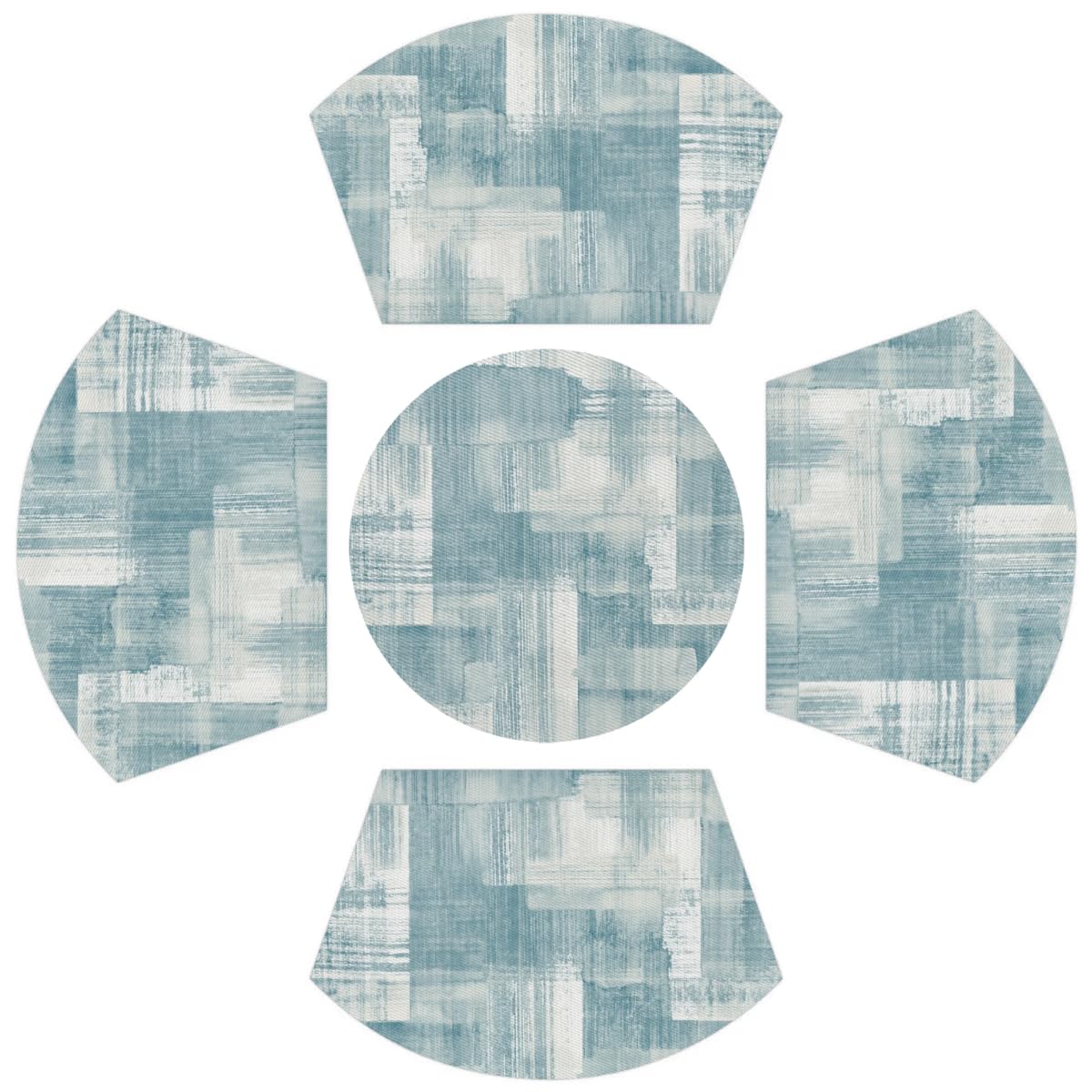 Abstract Gray Placemats