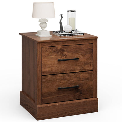 Farmhouse Walnut Nightstand