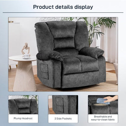 Massage & Heating Recliner Sofa