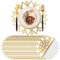 Gold Disposable Paper Placemats (100 Pack)