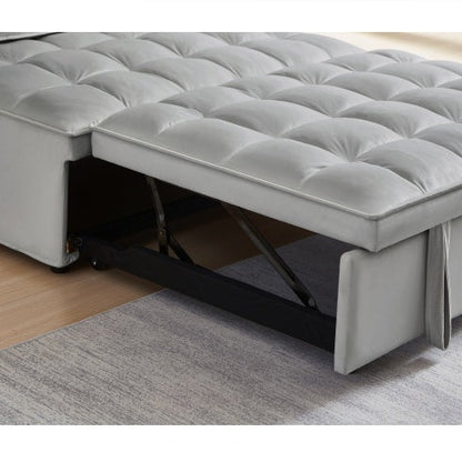 Velvet Convertible Sofa Bed