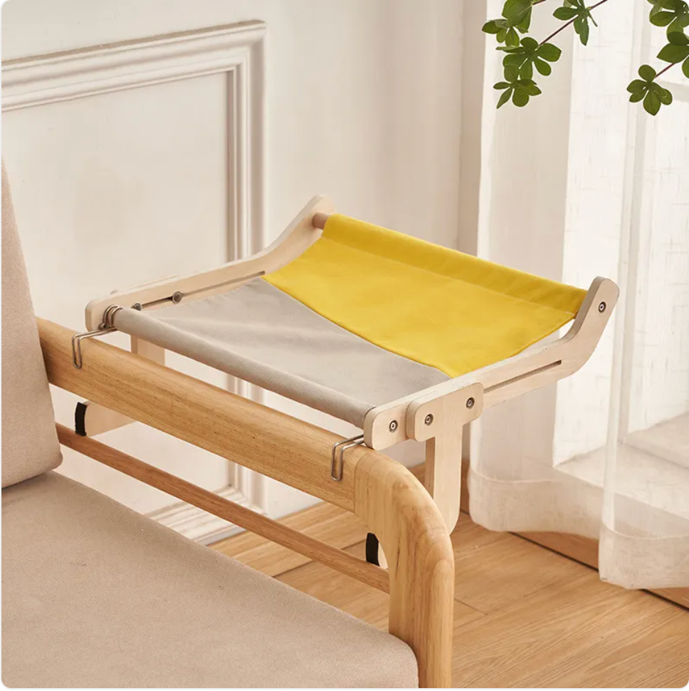 Wooden Cat Bed for Balcony or Window