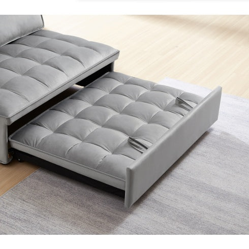 Velvet Convertible Sofa Bed