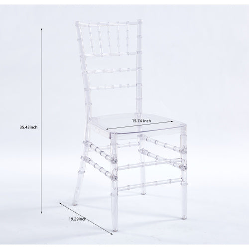 Plastic Dining Chair Set of 4