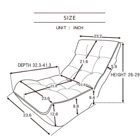 Japanese Reclining Lounge Chair