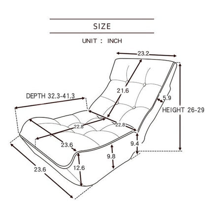 Japanese Reclining Lounge Chair