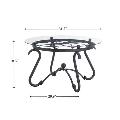 Glass Coffee Table Set