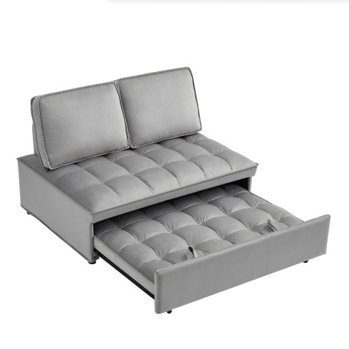 Velvet Convertible Sofa Bed