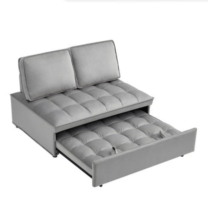 Velvet Convertible Sofa Bed