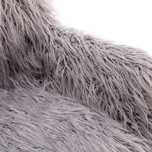 Faux Fur Makeup Chair