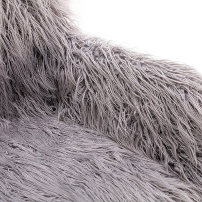 Faux Fur Makeup Chair