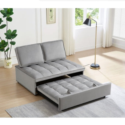 Velvet Convertible Sofa Bed