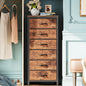 Tall 6-Drawer Fabric Dresser