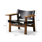 Spanish Vintage Leather Sofa Chair