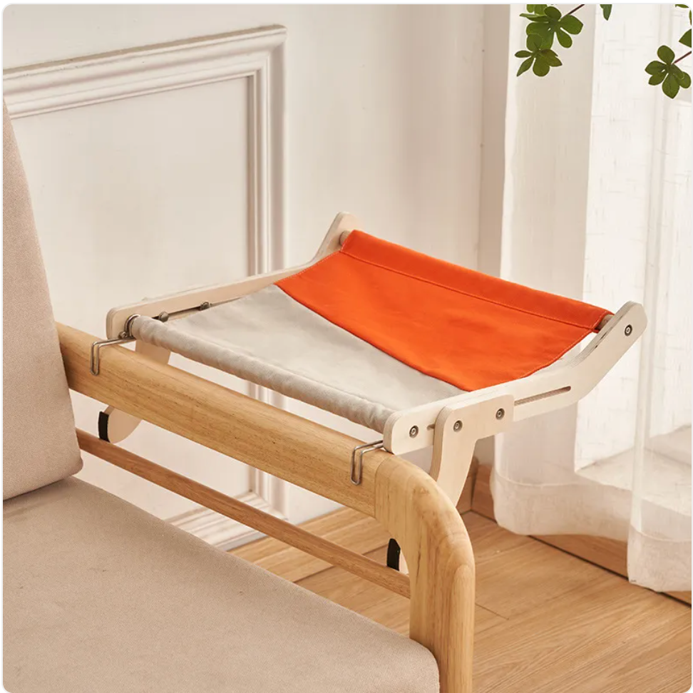 Wooden Cat Bed for Balcony or Window