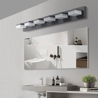 Black LED Vanity Mirror Fixture