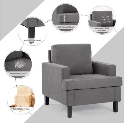 Upholstered Single Sofa Chair