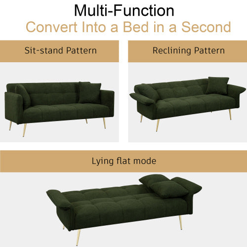 Convertible Futon Sofa Bed