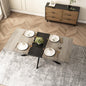 Grey Retro Extendable Dining Table