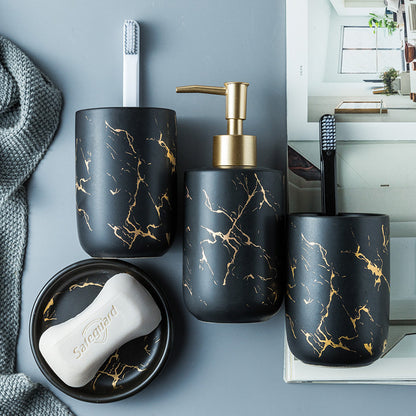Marble Pattern Bathroom Vanity Set
