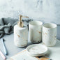 Marble Pattern Bathroom Vanity Set