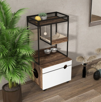 Cat Litter Box Cabinet & Tree