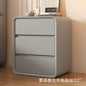 Cream White Minimalist Nightstand