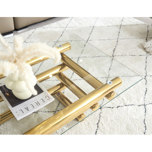 Rectangular Steel Coffee Table