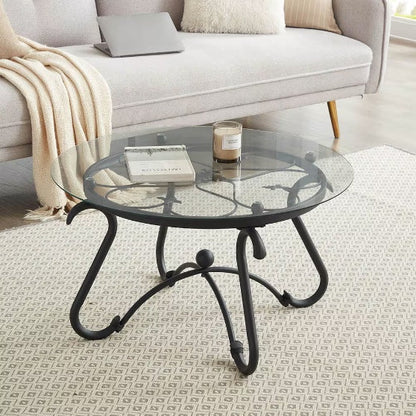 Glass Coffee Table Set