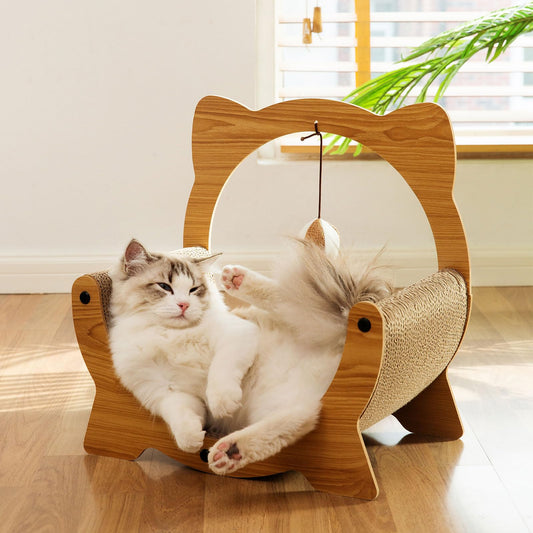 Cardboard Cat Scratcher Sofa – C Shape
