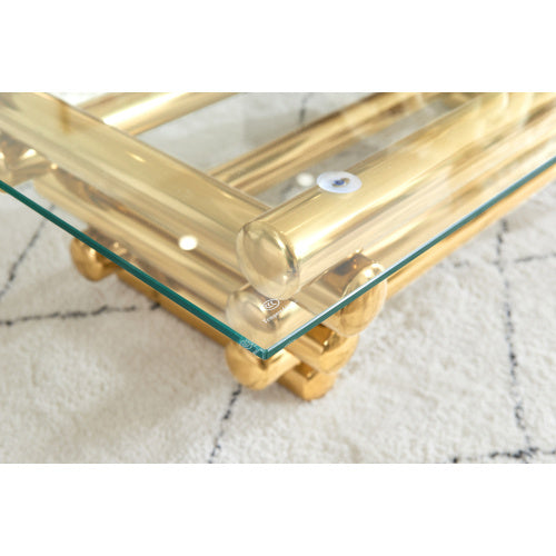 Rectangular Steel Coffee Table