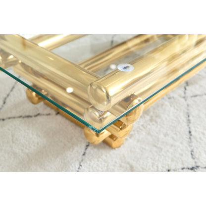 Rectangular Steel Coffee Table
