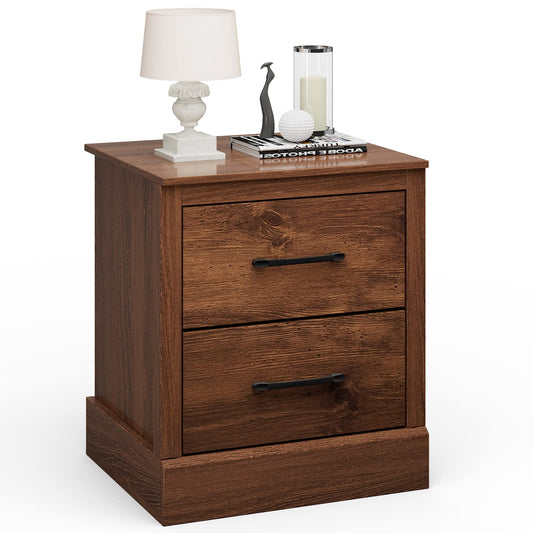 Farmhouse Walnut Nightstand