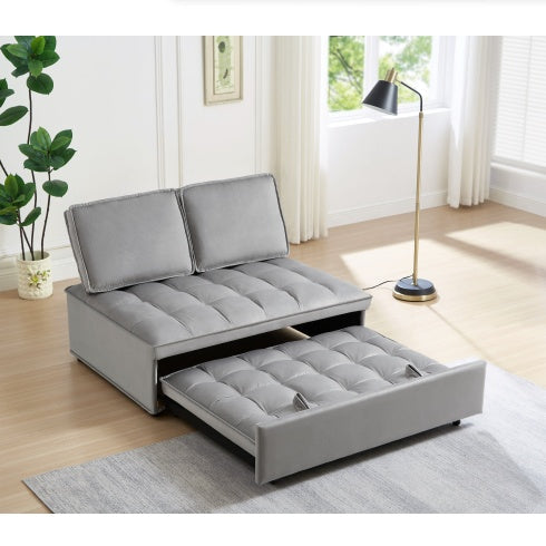 Velvet Convertible Sofa Bed