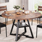 47" Round Pedestal Dining Table