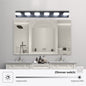 Black LED Vanity Mirror Fixture