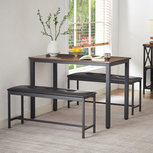 Industrial Dining Table & Chair Set