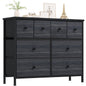 Wide 8-Drawer Fabric Dresser