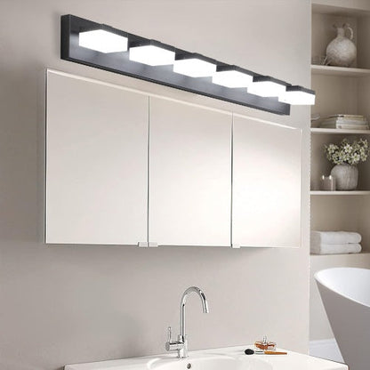 Black LED Vanity Mirror Fixture