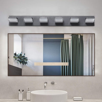 Black LED Vanity Mirror Fixture