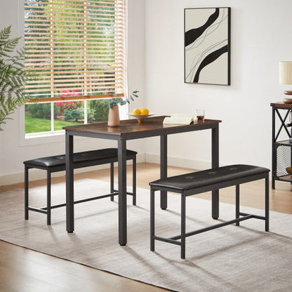 Industrial Dining Table & Chair Set