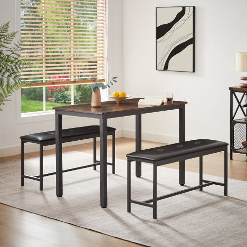 Industrial Dining Table & Chair Set