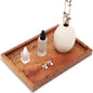Red Travertine Stone Tray