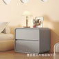 Cream White Minimalist Nightstand