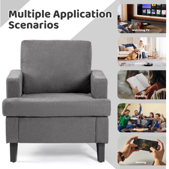 Upholstered Single Sofa Chair