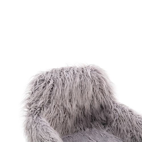 Faux Fur Makeup Chair