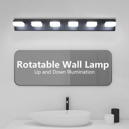 Black LED Vanity Mirror Fixture